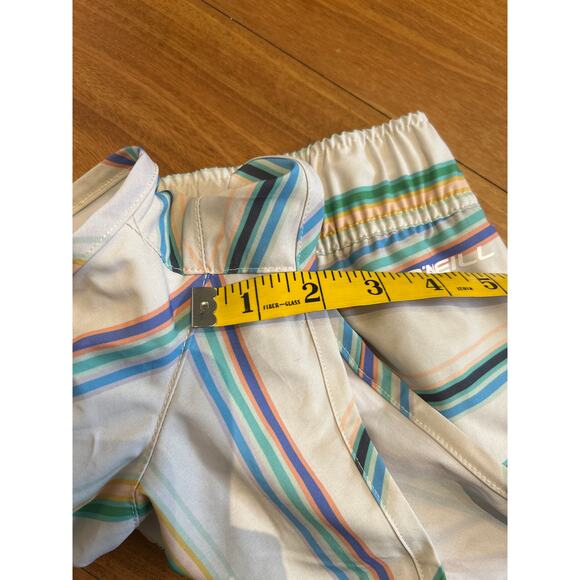 Oneill Ladie's Striped Short Hyperfreak Shorts - Picture 5 of 6